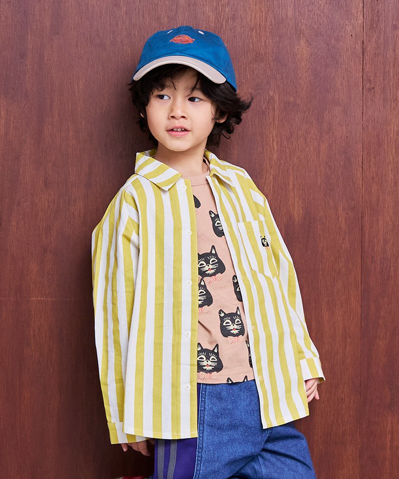 総柄ラグランシャツ ｜ トップス ｜ 子供服のセレクトショップ
