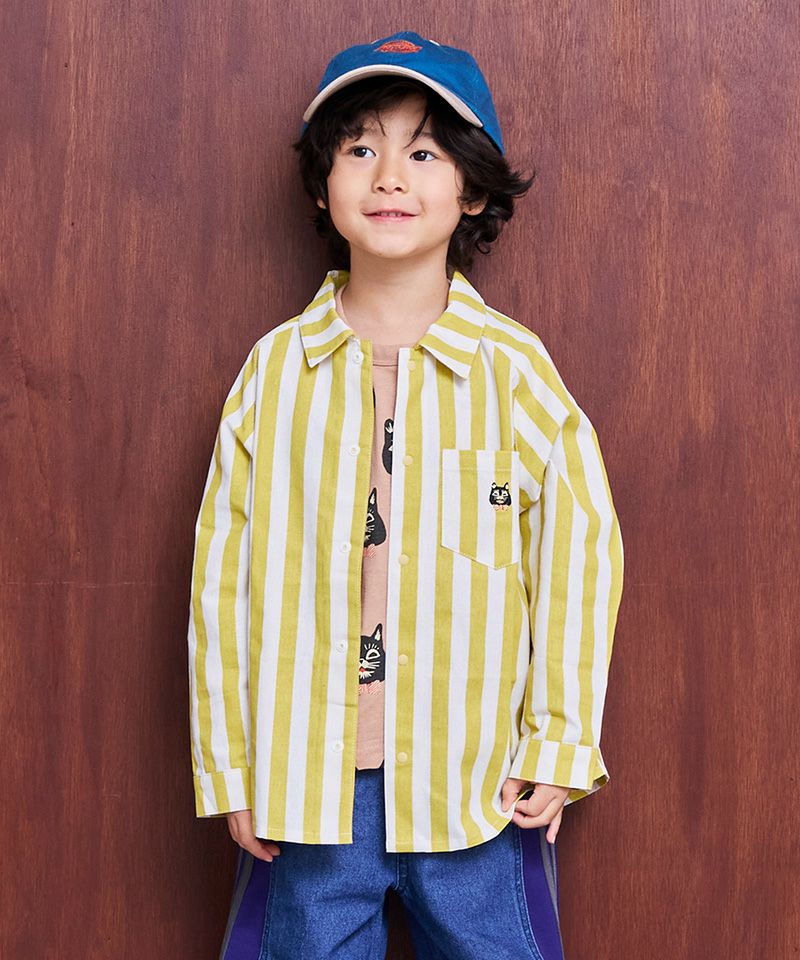 総柄ラグランシャツ ｜ トップス ｜ 子供服のセレクトショップ