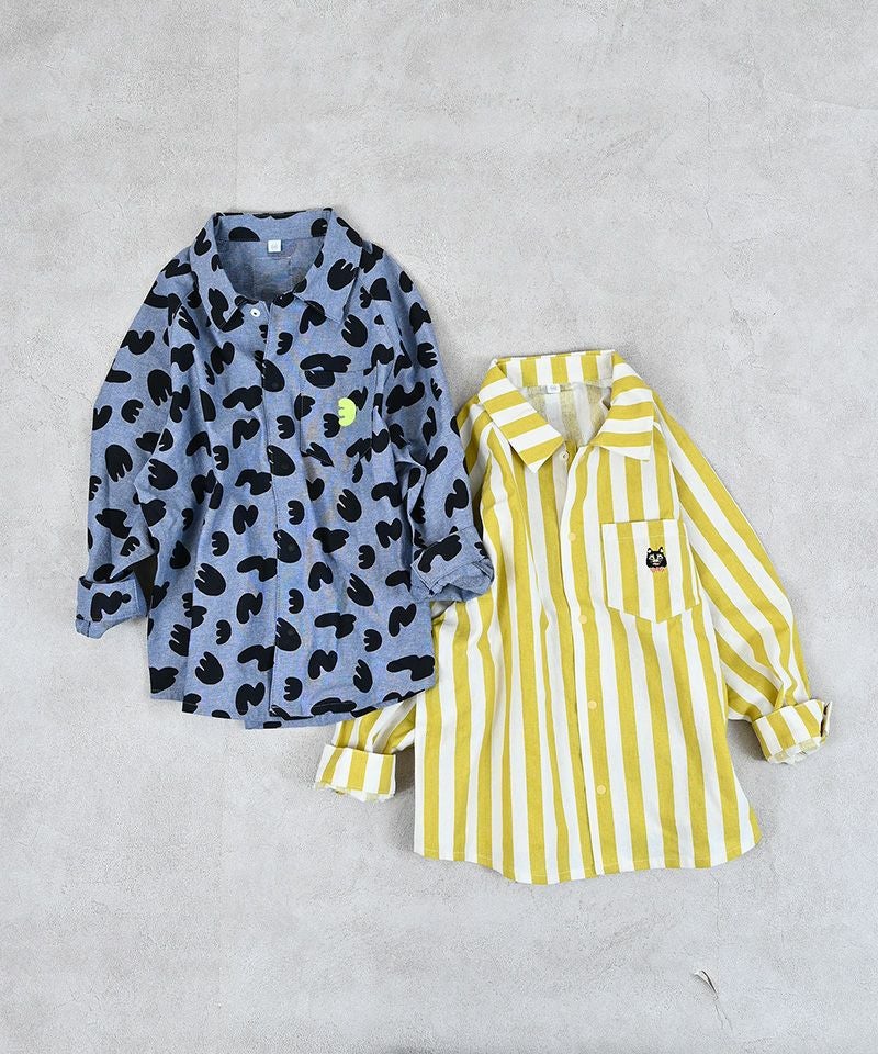 総柄ラグランシャツ ｜ トップス ｜ 子供服のセレクトショップ