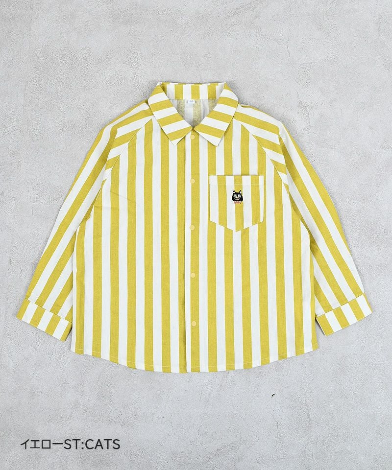 総柄ラグランシャツ ｜ トップス ｜ 子供服のセレクトショップ