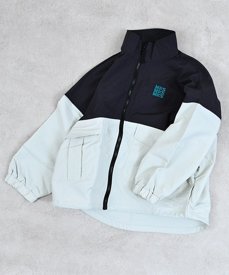 ナイロンビッグポケットバイカラージャケット ｜ アウター・ジャケット