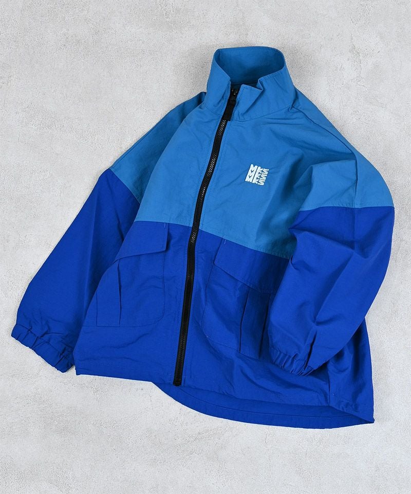 ナイロンビッグポケットバイカラージャケット ｜ アウター・ジャケット