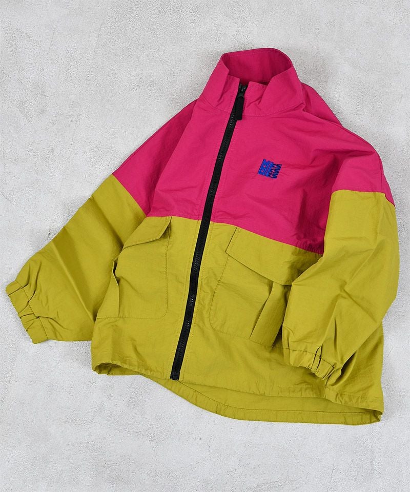 ナイロンビッグポケットバイカラージャケット ｜ アウター・ジャケット