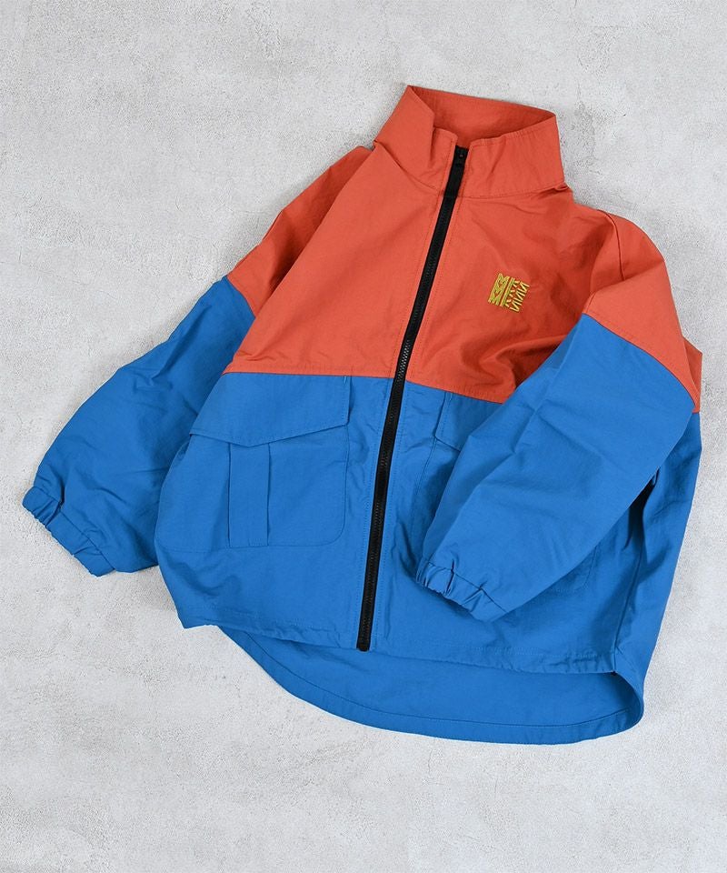 ナイロンビッグポケットバイカラージャケット ｜ アウター・ジャケット