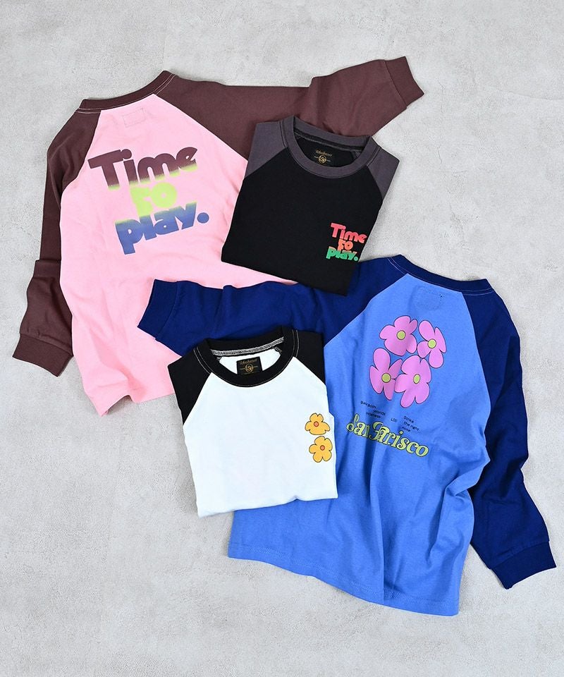 前後プリントラグランロンT ｜ トップス ｜ 子供服のセレクトショップ