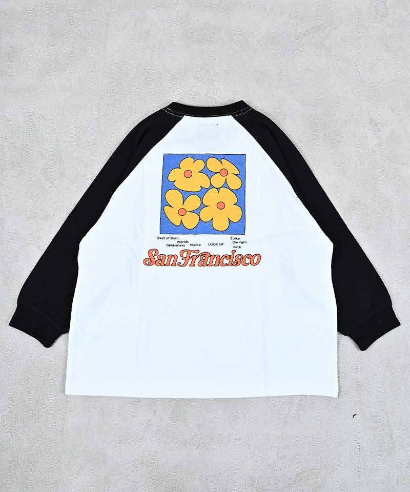 前後プリントラグランロンT ｜ トップス ｜ 子供服のセレクトショップ