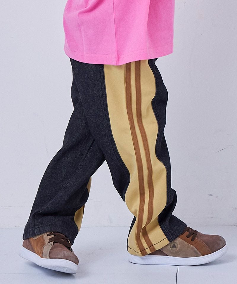 TIME SALE】トラックパンツリメイクデニムパンツ ｜ ボトムス ｜ 子供