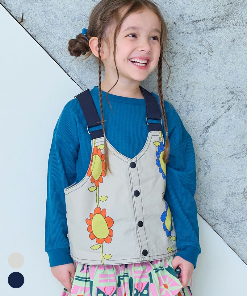 ツイルプリントベスト ｜ トップス ｜ 子供服のセレクトショップ