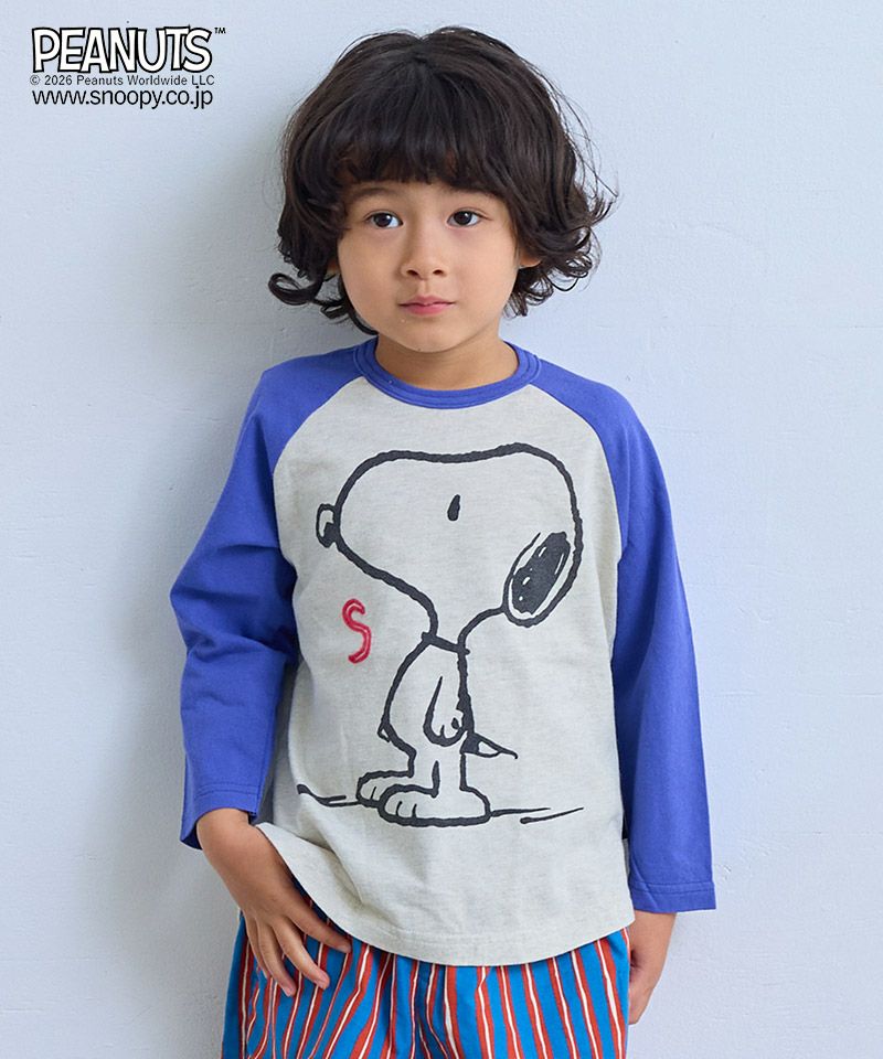 TIME SALE】【別注】スヌーピーラグランロンT ｜ トップス ｜ 子供服の