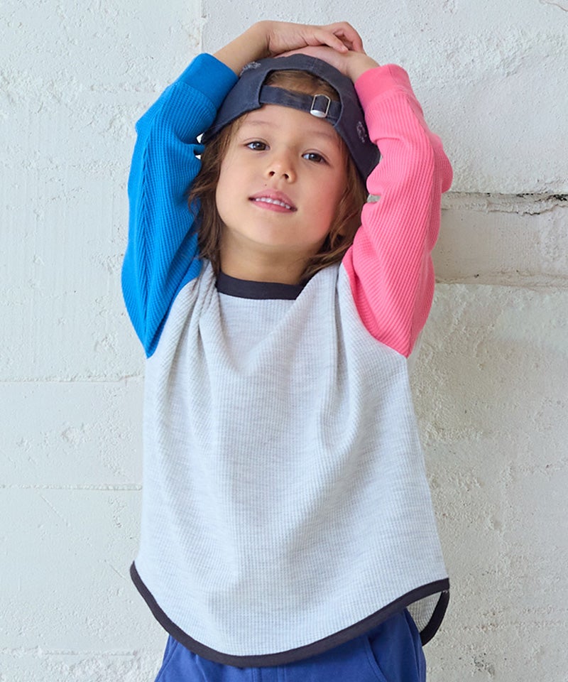 ワッフルロンT ｜ トップス ｜ 子供服のセレクトショップ MARKEY'S