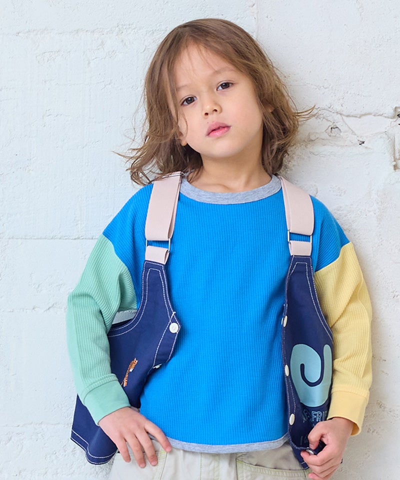 ワッフルロンT ｜ トップス ｜ 子供服のセレクトショップ MARKEY'S