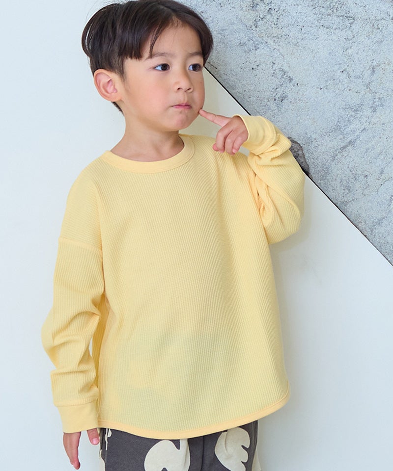 ワッフルロンT ｜ トップス ｜ 子供服のセレクトショップ MARKEY'S