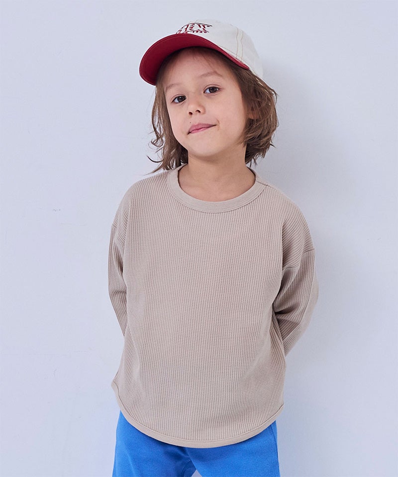 ワッフルロンT ｜ トップス ｜ 子供服のセレクトショップ MARKEY'S