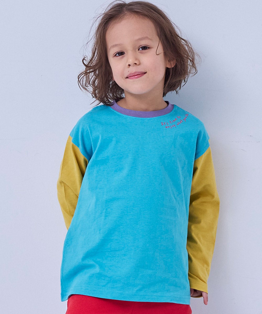 TIME SALE】【防汚加工】ワンポイントロンT ｜ トップス ｜ 子供服の