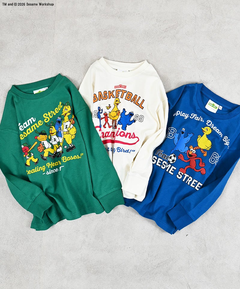 別注】Sesame Street プリントロンT ｜ トップス ｜ 子供服のセレクト