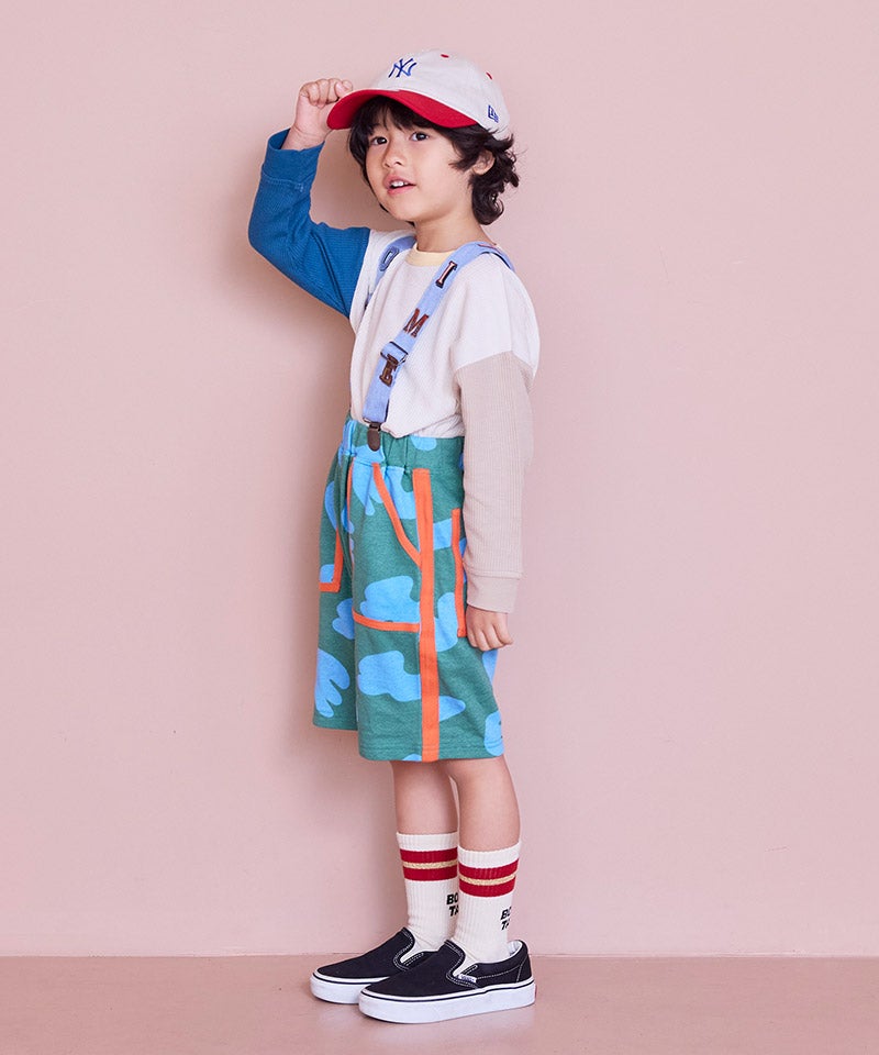 親子お揃い】ロゴシシュウサスペンダー ｜ ファッション雑貨 ｜ 子供服