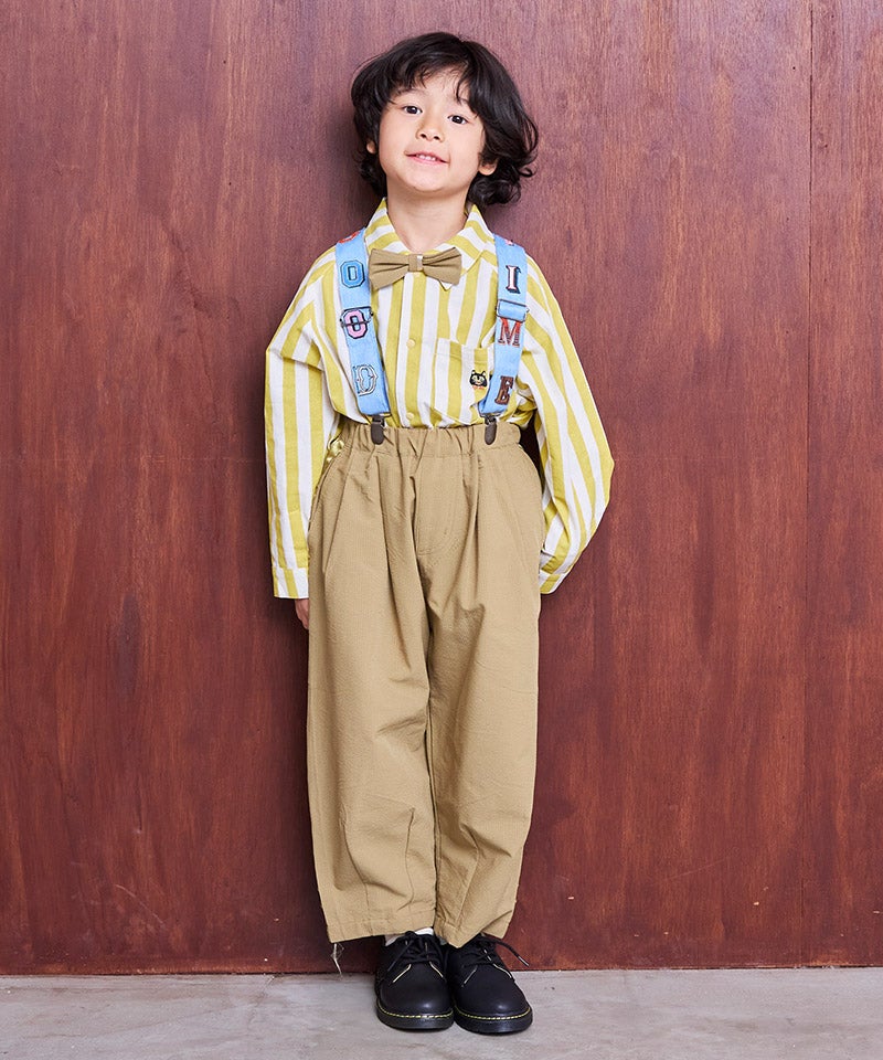 親子お揃い】ロゴシシュウサスペンダー ｜ ファッション雑貨 ｜ 子供服