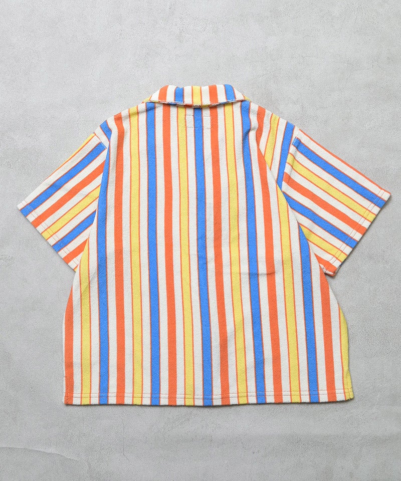 パイルマルチストライプ半袖シャツ ｜ トップス ｜ 子供服のセレクト