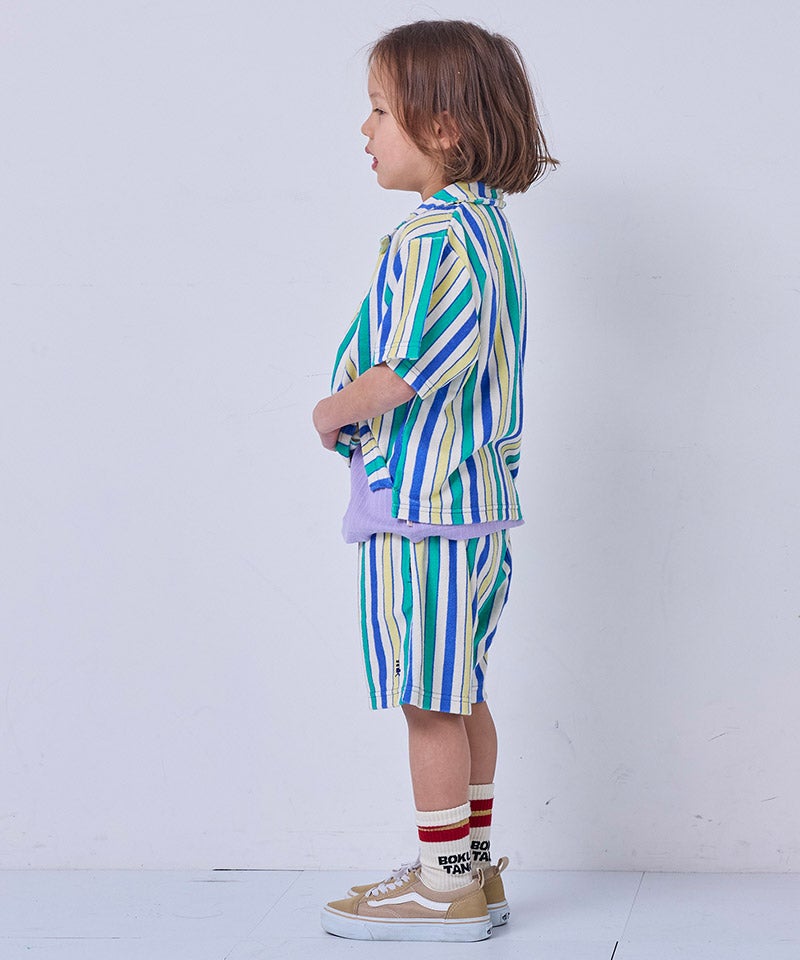 パイルマルチストライプショートパンツ ｜ ボトムス ｜ 子供服の