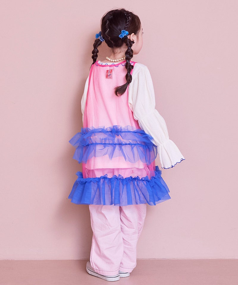 親子お揃い】チュールバイカラーワンピース ｜ ワンピース ｜ 子供服の
