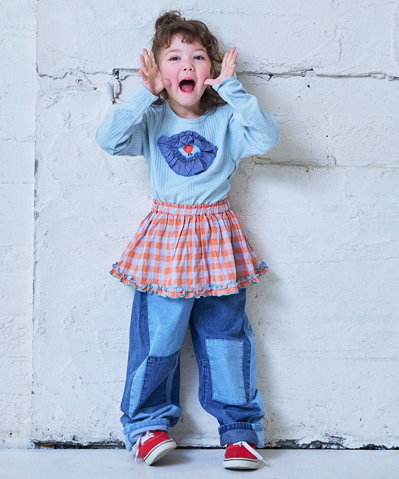 親子お揃い】パッチデニムパンツ ｜ ボトムス ｜ 子供服のセレクト