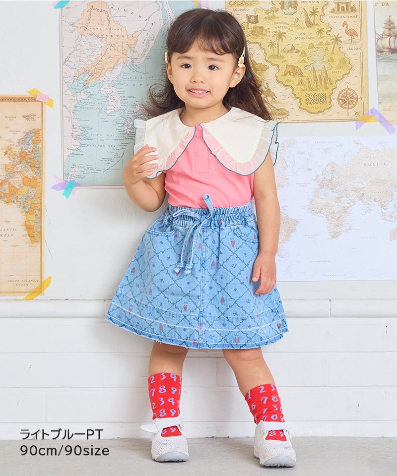 親子お揃い】デニムミニスカート ｜ ボトムス ｜ 子供服のセレクト