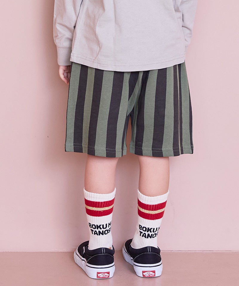 ミニウラケストライプショートパンツ ｜ ボトムス ｜ 子供服のセレクト