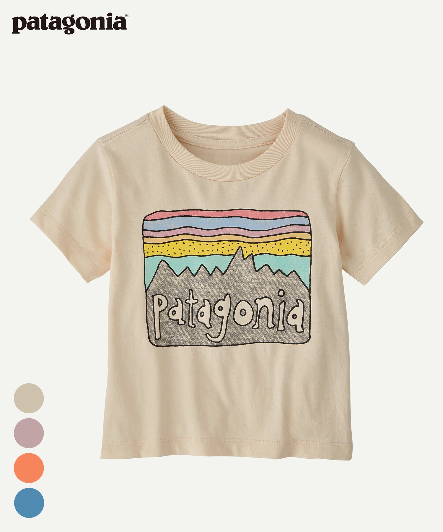 patagonia】Baby Fitz Roy SkiesT-Shirt ｜ トップス ｜ 子供服の