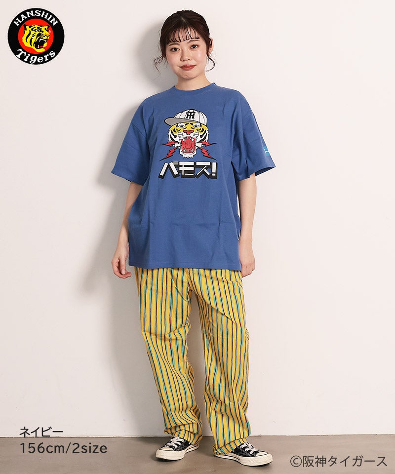予約】阪神タイガースタイガープリント半袖Tee/大人サイズ ｜ トップス