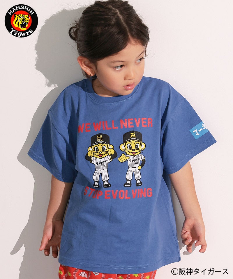 ザ・タイガース　Ｔシャツ　Ｍサイズ　おまけ付き 阪神タイガースTO-LUCKYプリント半袖Tシャツ ｜ トップス ｜ 子供服の