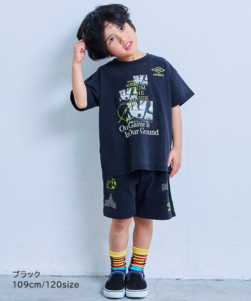 別注】UMBRO プリントTシャツ（100-120cm） ｜ トップス ｜ 子供服の