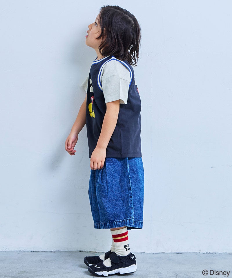別注】ミッキーマウス ラインリブタンクトップ ｜ トップス ｜ 子供服