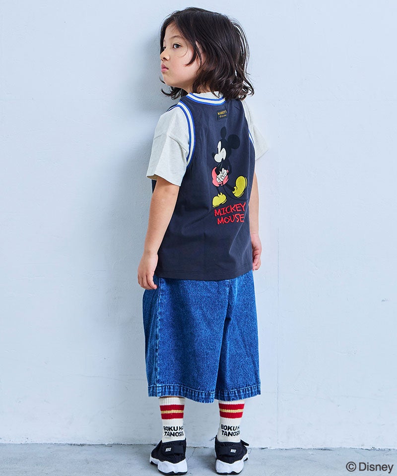 別注】ミッキーマウス ラインリブタンクトップ ｜ トップス ｜ 子供服