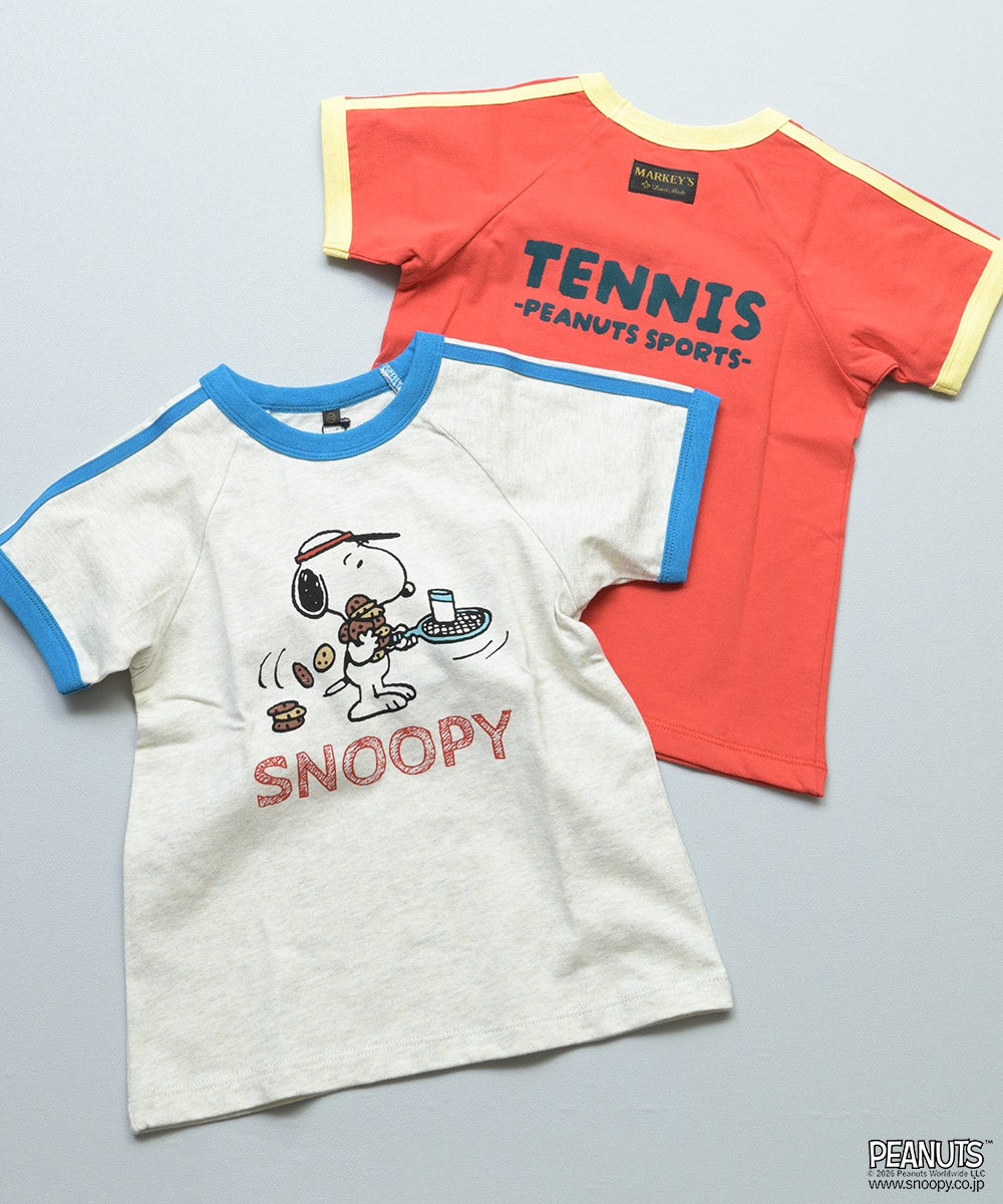 別注】スヌーピー ラグランラインTシャツ ｜ トップス ｜ 子供服の