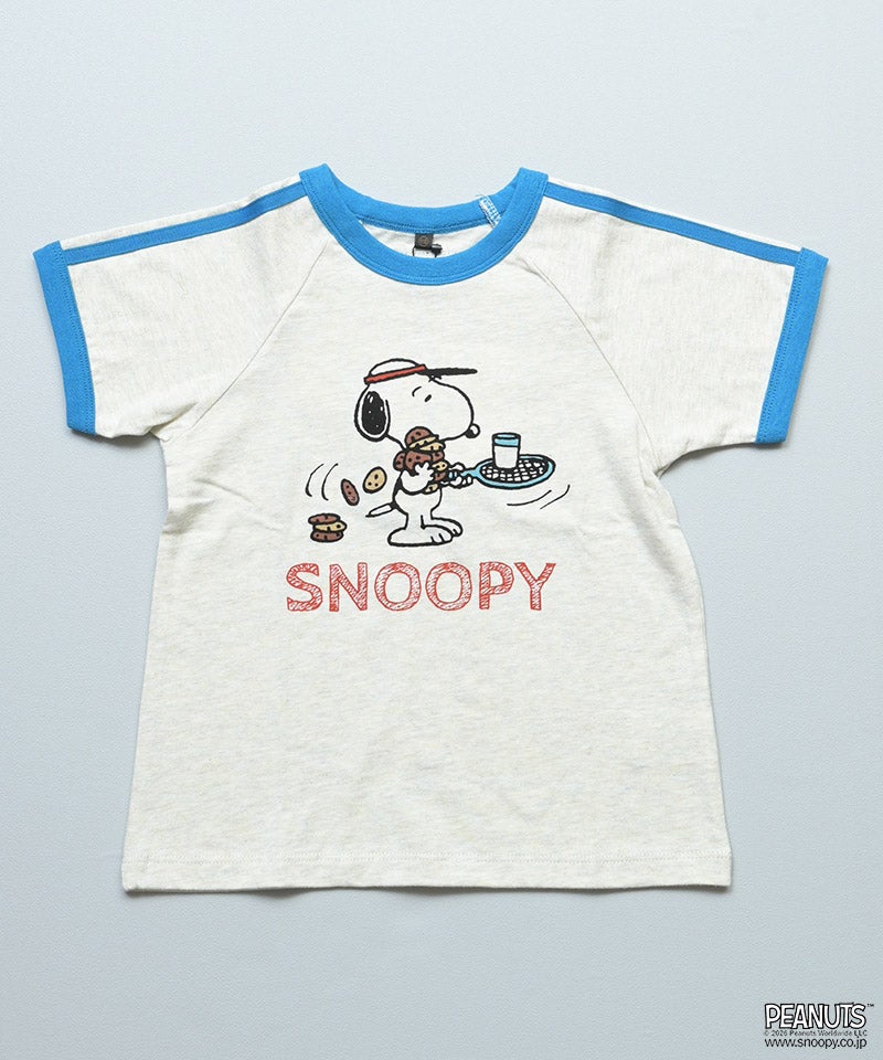 別注】スヌーピー ラグランラインTシャツ ｜ トップス ｜ 子供服の