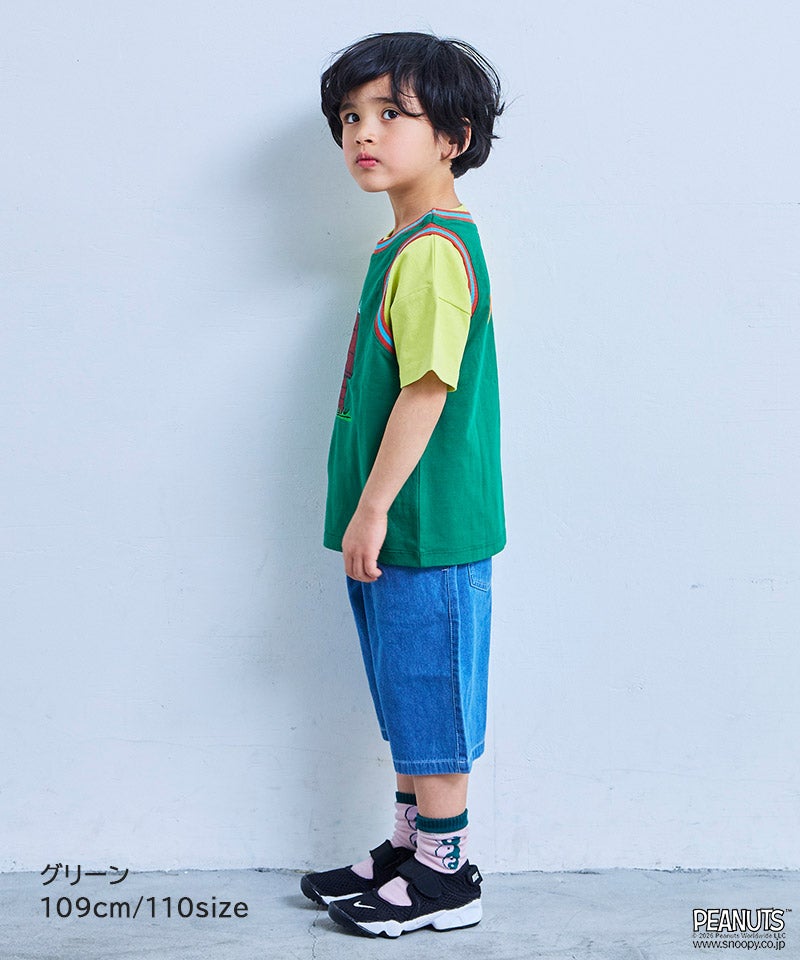 別注】スヌーピー ラインリブタンクトップ ｜ トップス ｜ 子供服の
