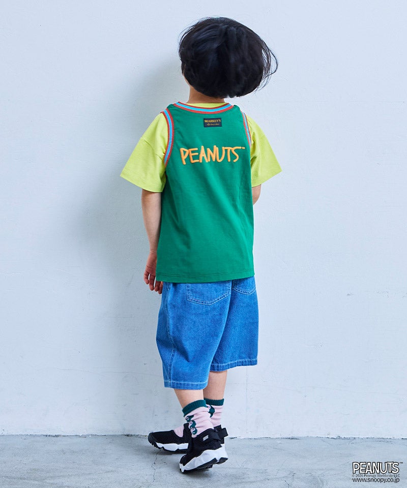 別注】スヌーピー ラインリブタンクトップ ｜ トップス ｜ 子供服の