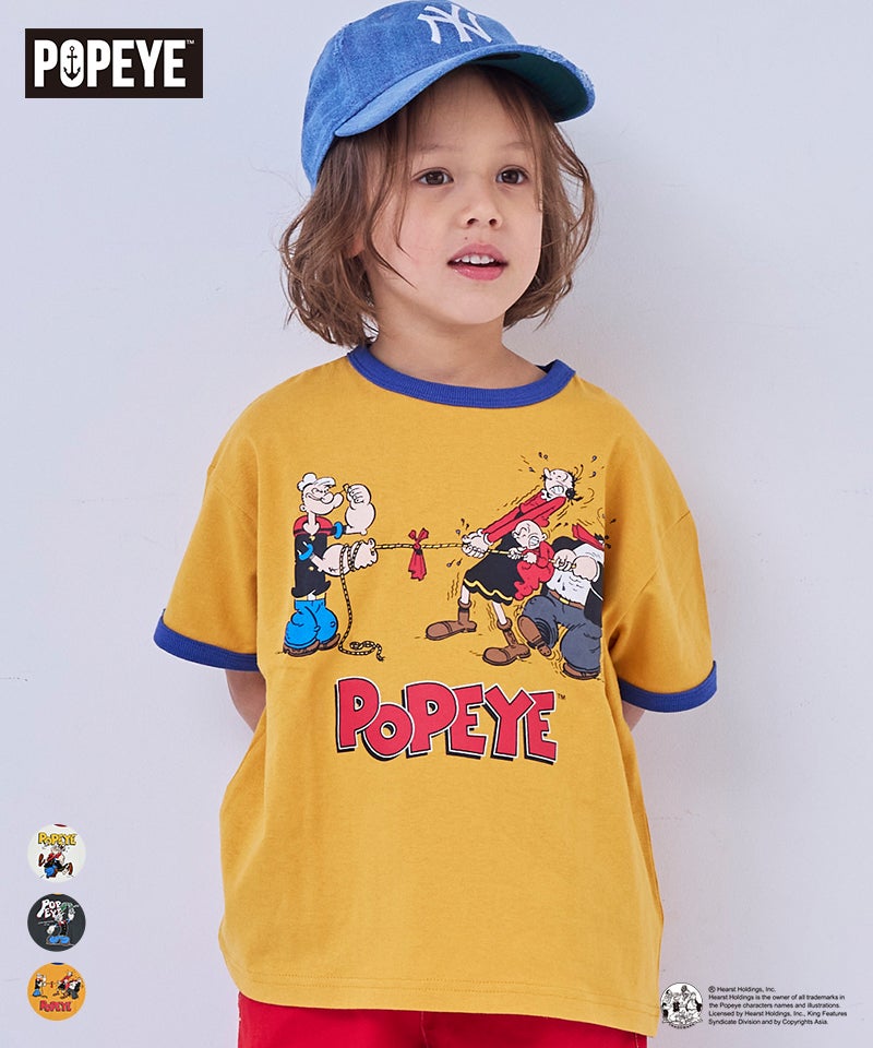 別注】POPEYE プリントリンガーTシャツ ｜ トップス ｜ 子供服の
