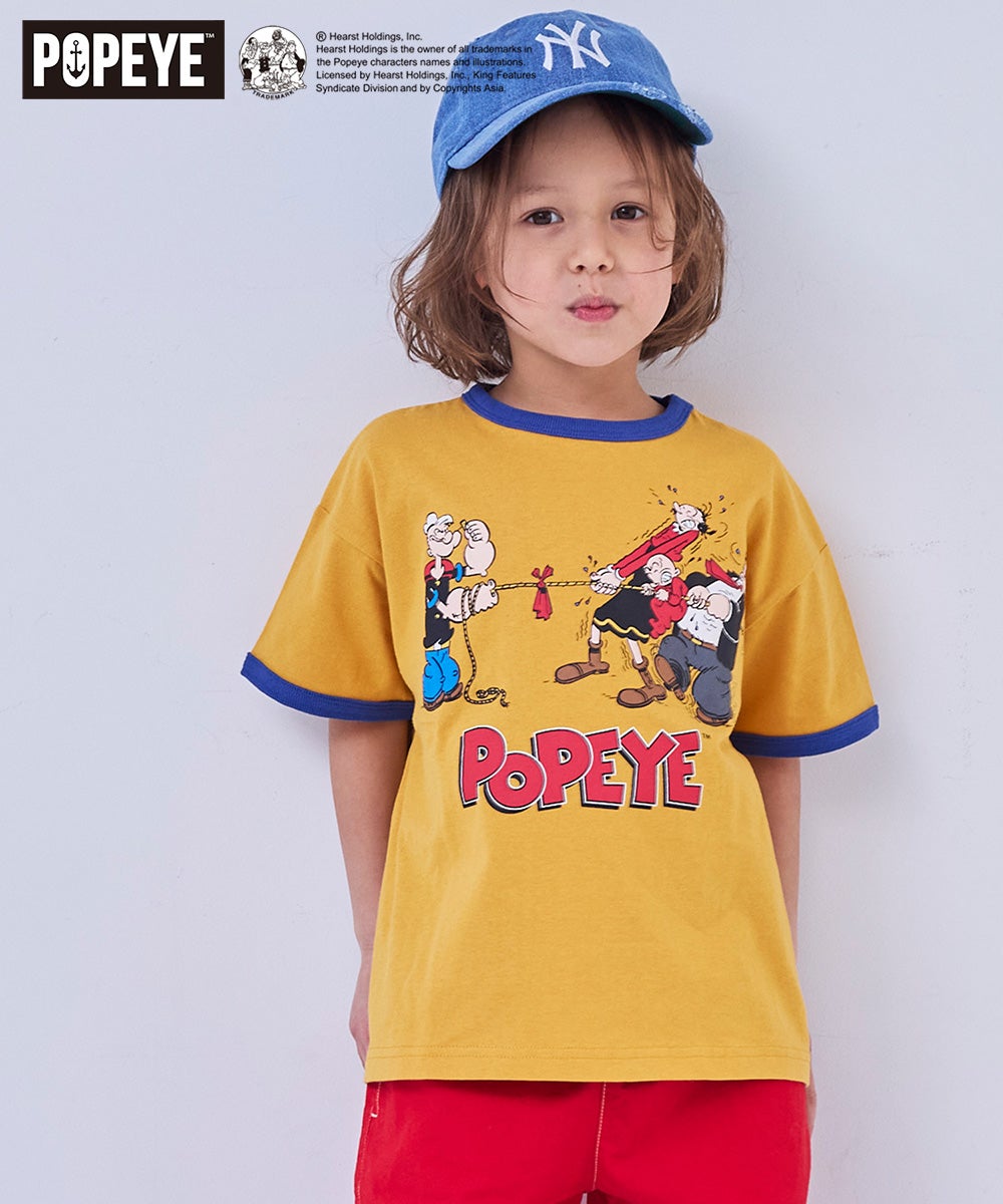 別注】POPEYE プリントリンガーTシャツ ｜ トップス ｜ 子供服の