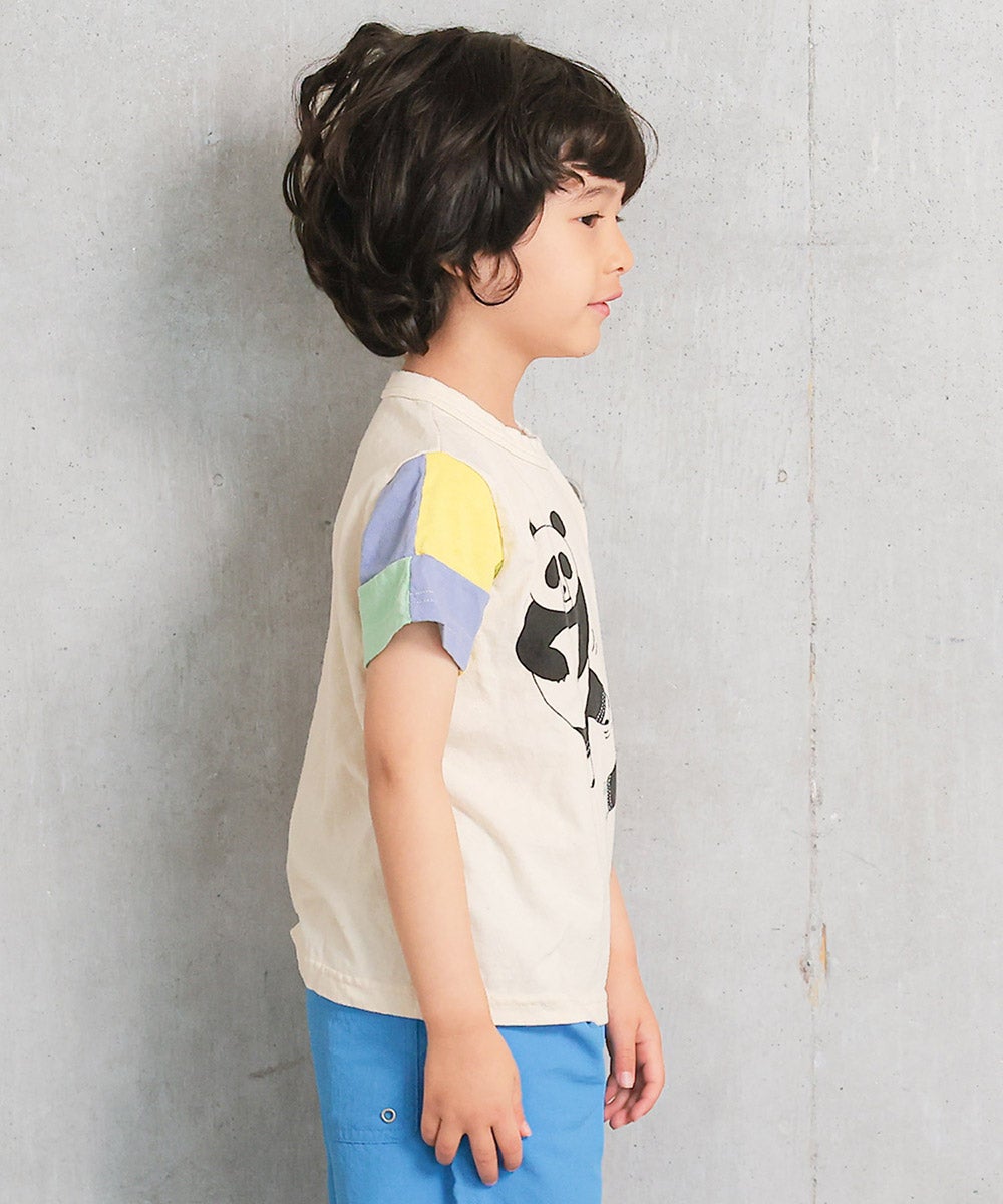 日本製】パッチワークパンダT ｜ トップス ｜ 子供服のセレクト
