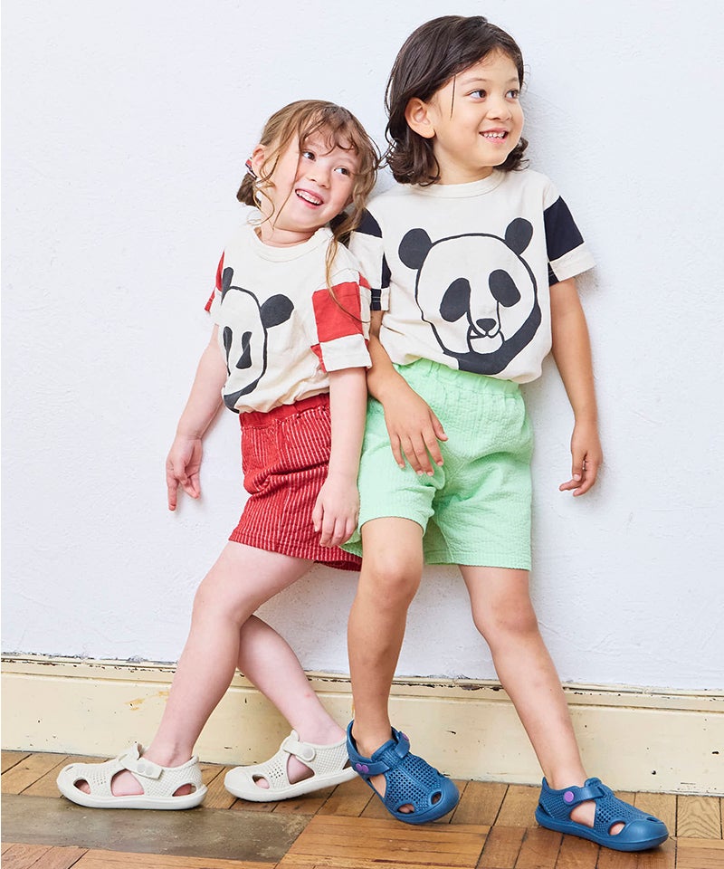 日本製】パッチワークパンダT ｜ トップス ｜ 子供服のセレクト
