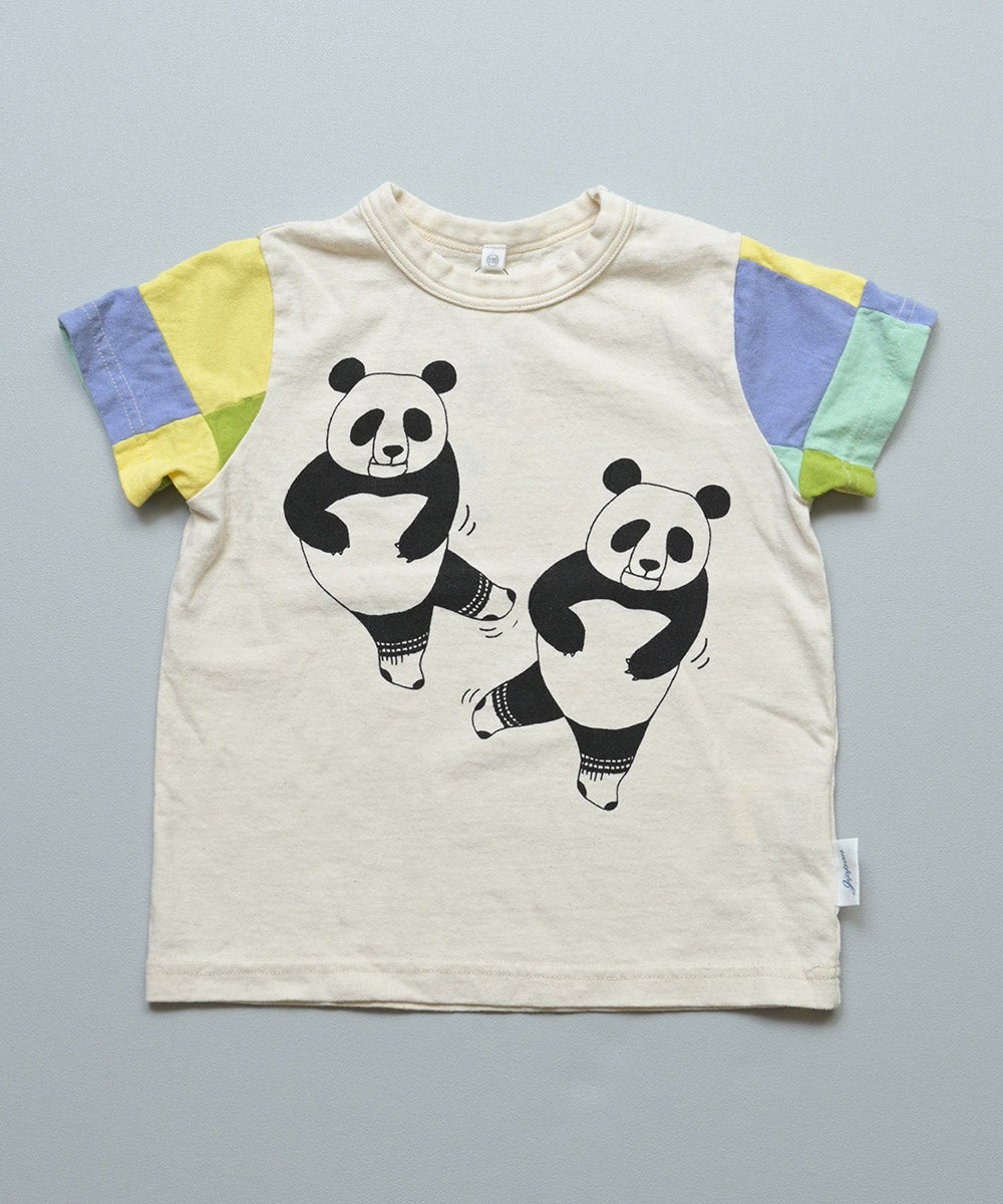 日本製】パッチワークパンダT ｜ トップス ｜ 子供服のセレクト