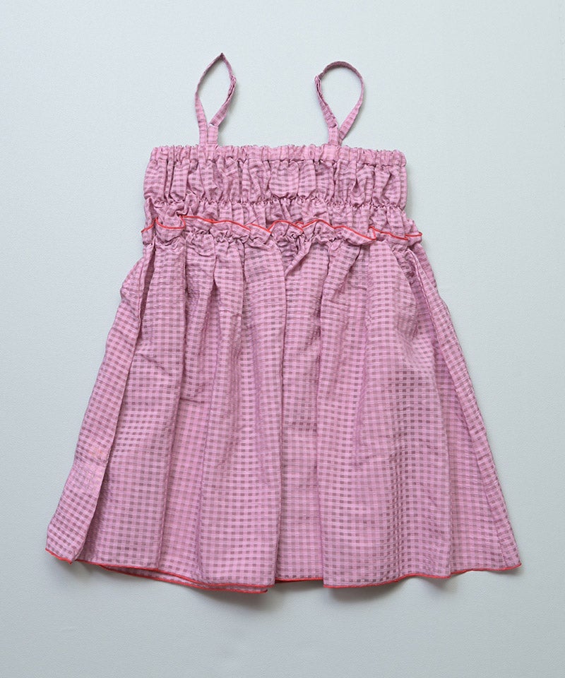 親子お揃い】チェックフリルキャミワンピース ｜ ワンピース ｜ 子供服