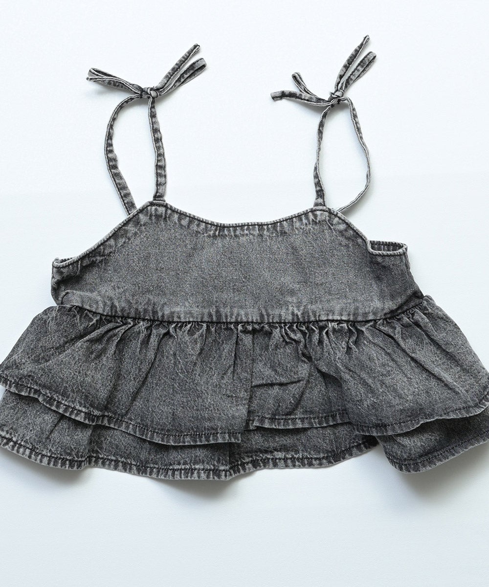 デニムフリルキャミソール ｜ トップス ｜ 子供服のセレクトショップ
