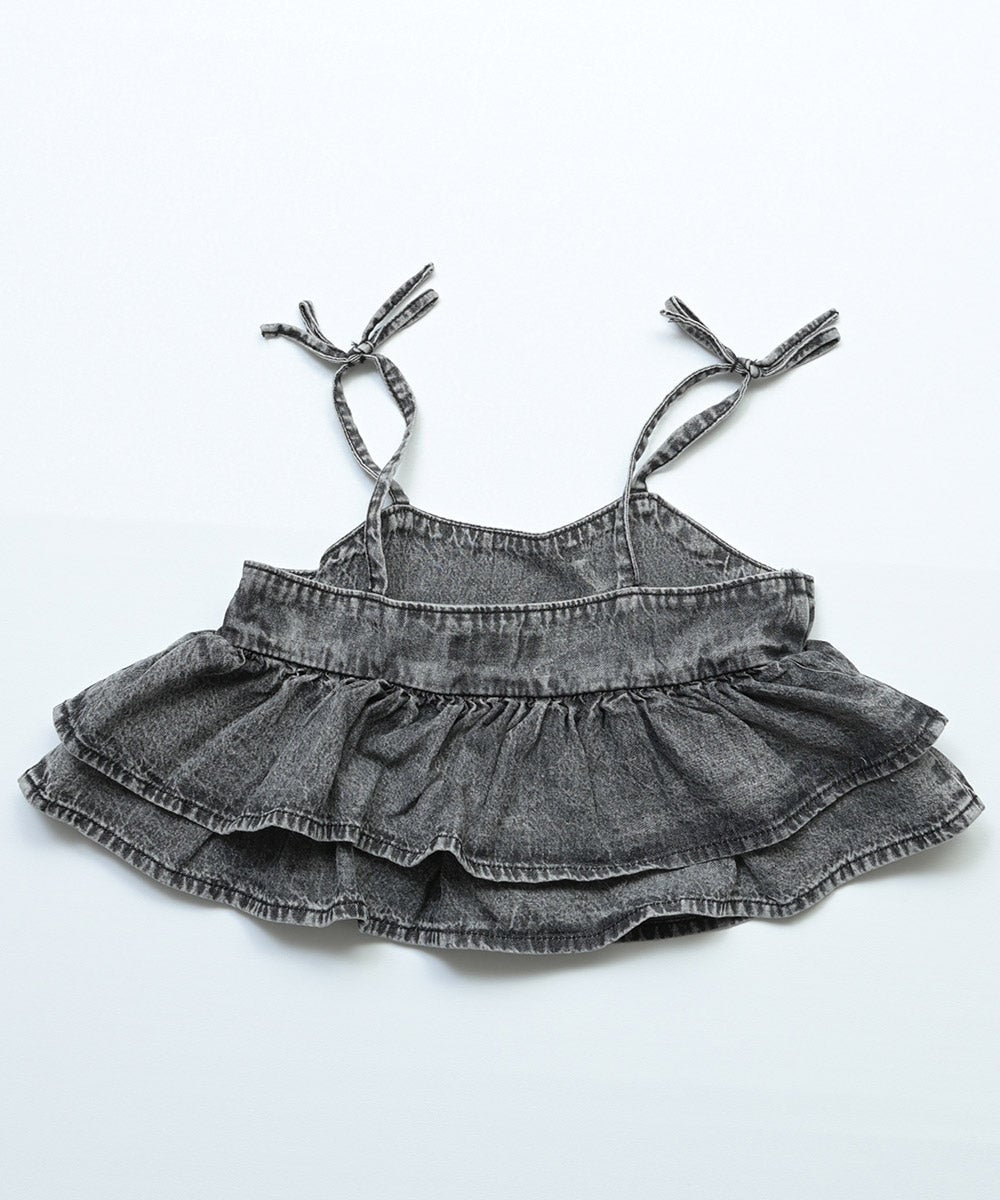 デニムフリルキャミソール ｜ トップス ｜ 子供服のセレクトショップ