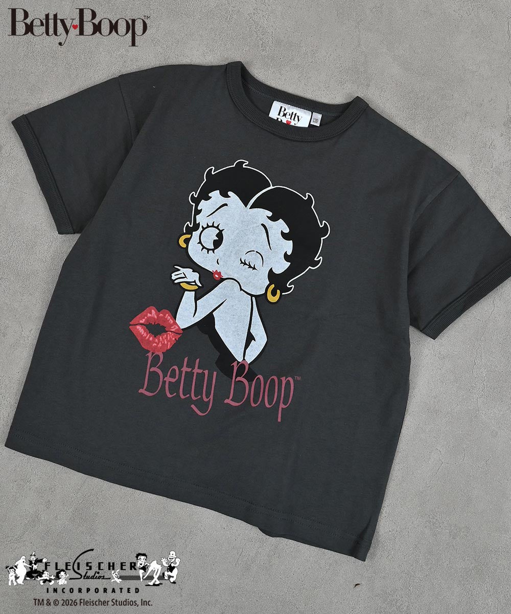 別注】Betty Boop プリントリンガーTシャツ ｜ トップス ｜ 子供服の
