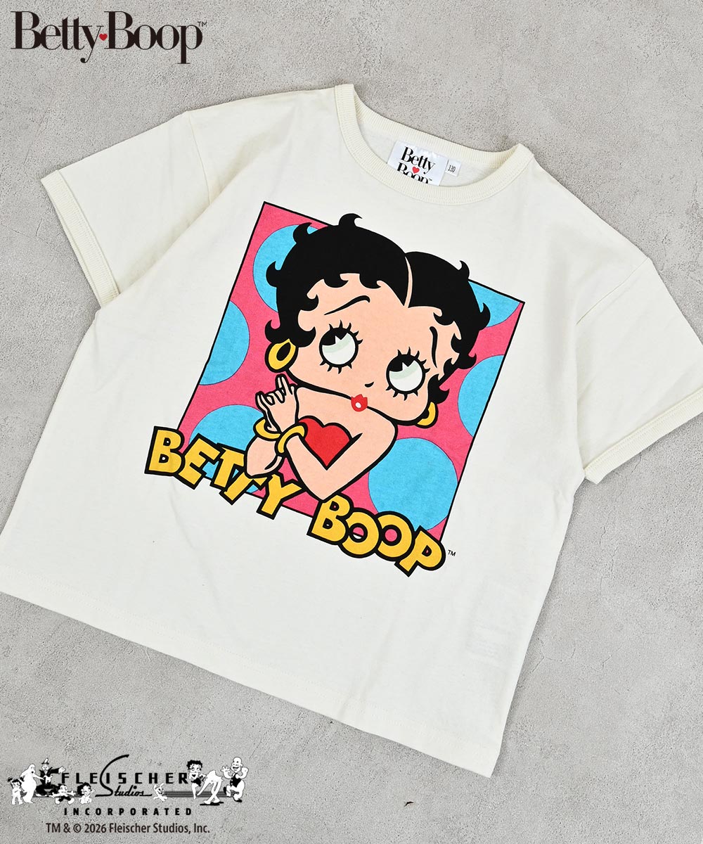 別注】Betty Boop プリントリンガーTシャツ ｜ トップス ｜ 子供服の