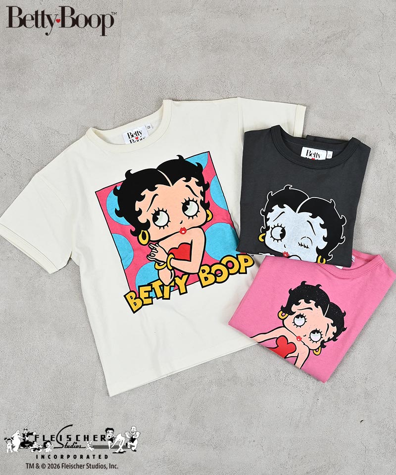 別注】Betty Boop プリントリンガーTシャツ ｜ トップス ｜ 子供服の