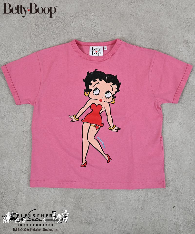 別注】Betty Boop プリントリンガーTシャツ ｜ トップス ｜ 子供服の
