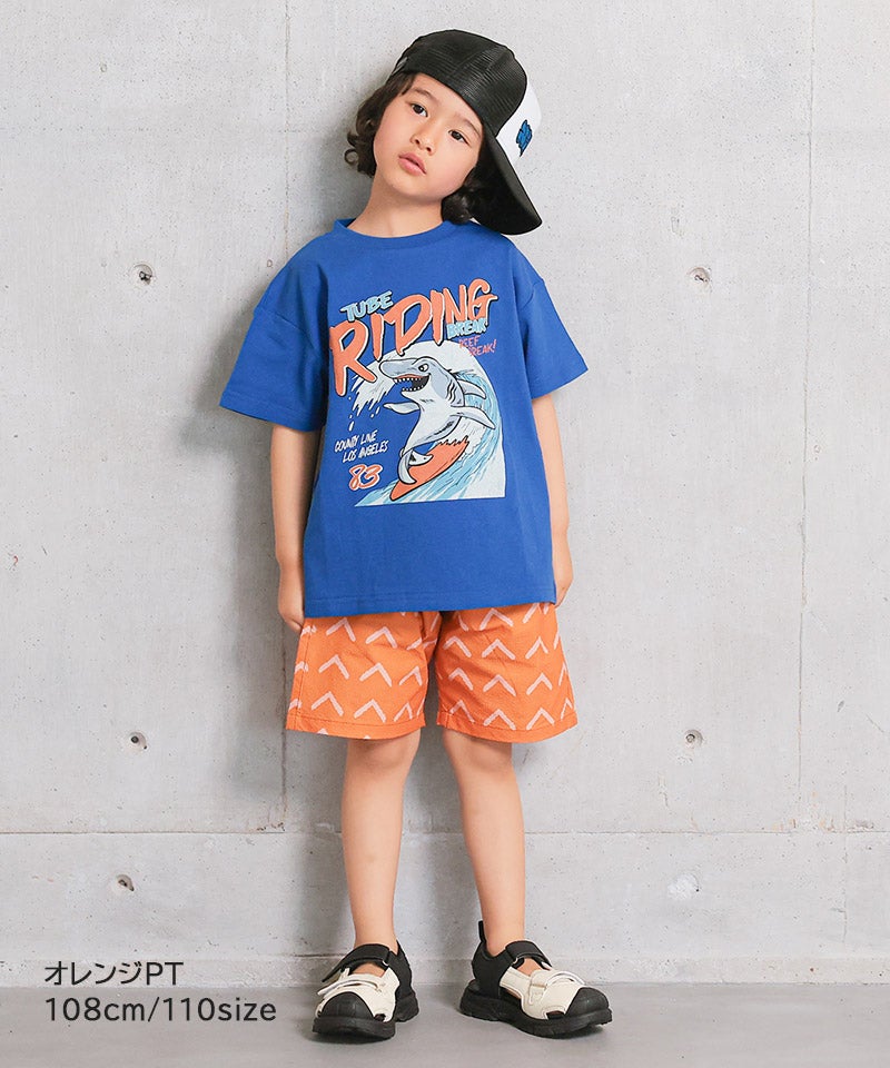 総柄サッカー6分丈パンツ ｜ ボトムス ｜ 子供服のセレクトショップ